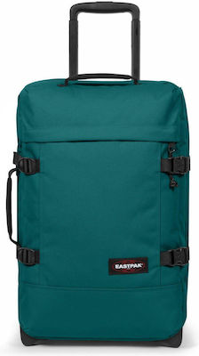 Eastpak Tranverz S Кабинен Куфар Peacock Green с 4 колела Височина 51см.