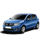 S-dizayn Car Interior Decorative Door Sills Dacia Sandero 4pcs