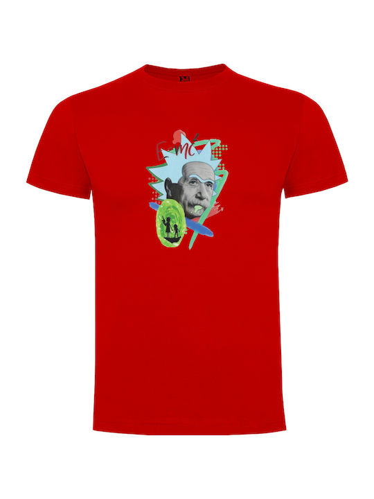 Tshirtakias T-shirt Rick und Morty Rot