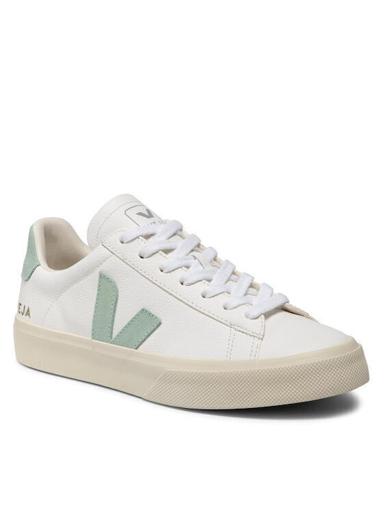 Veja Campo Γυναικεία Sneakers White / Matcha