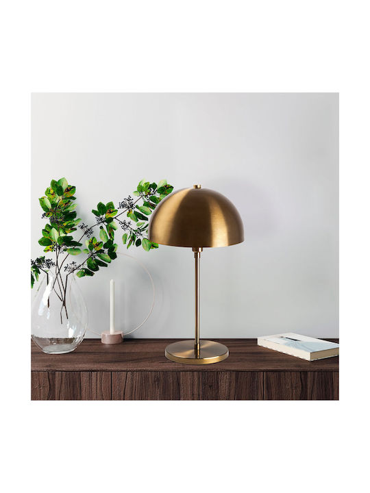 Opviq Table Lamp for Socket E14 with Yellow Shade and Base