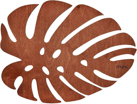 Hermia Placemats Lemn Roșu 33x45cm 4buc