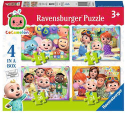 Kinderpuzzle 4in1 Cocomelon für 3++ Jahre 24pcs Ravensburger