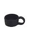 Eglo Candle Holder suitable for Tealights Metal in Black Color 7x5x2.3cm 1pcs
