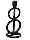 Eglo Candle Holder Metal in Black Color 11.5x10x23cm 1pcs