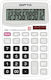 Gipta Calculator De Birou 12 Cifre În Culoare Albă