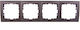 Hager Schalterrahmen in Gray Farbe 5310148996