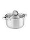 Florina Deep Stainless Steel Pot 6.1lt / 24cm