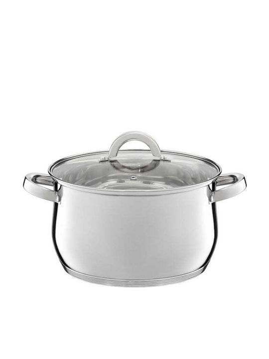 Ambition Deep Stainless Steel Pot 6.1lt / 24cm