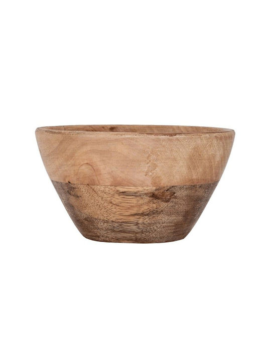 Eglo Διακοσμητικό Μπωλ Ξύλινο Λευκό 15x15x7cm