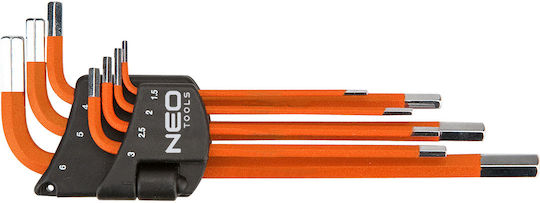 Neo Tools Σετ 7 Κλειδιά Allen σε Σχήμα L