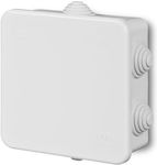 Eurolamp Ηλεκτρολογικό Κουτί Εξωτερικής Τοποθέτησης IP55 σε Λευκό Χρώμα 151-25510