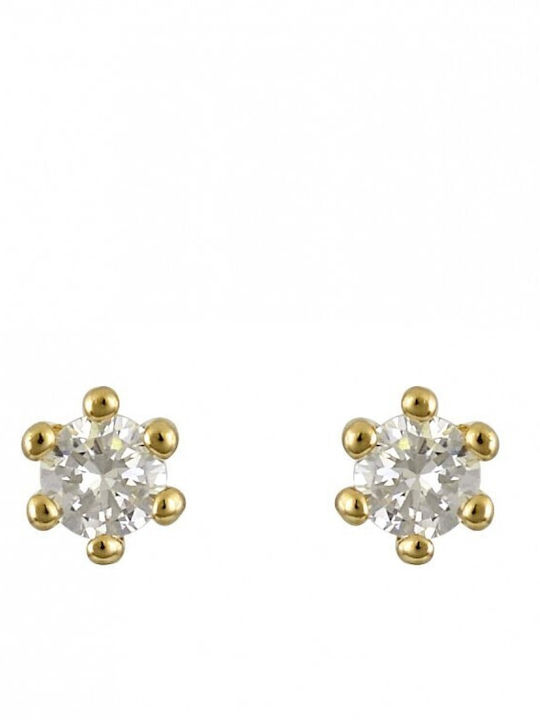 Kloxx Earrings made of Silver Gold Plated with Stones