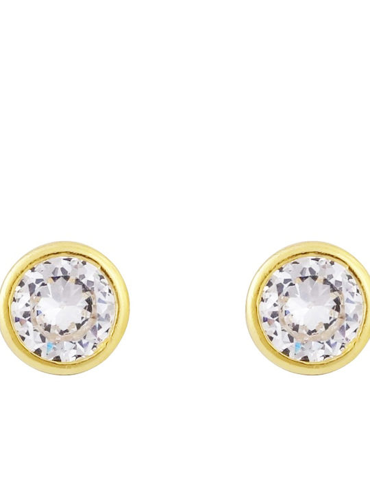 Kloxx Earrings made of Silver Gold Plated with Stones