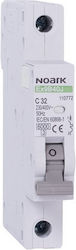 Noark Automatic Circuit Breaker 20A Single-pole 110726