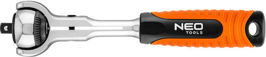 Neo Tools Ratschen 72 Zahnanzahl mit Rahmen Gastgeber 1/4" Länge 15.5cm