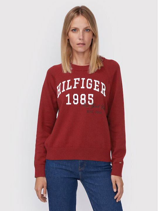 Tommy Hilfiger Women's Long Sleeve Sweater Bordeaux