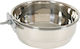 Zolux Edelstahl Schalen Futter für Hund & Katze 560ml 12cm in Grau Farbe