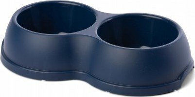 Barry King Plastic Bowl Food for Dog & Cat 2x 1.2lt 14.5cm in Blue Color