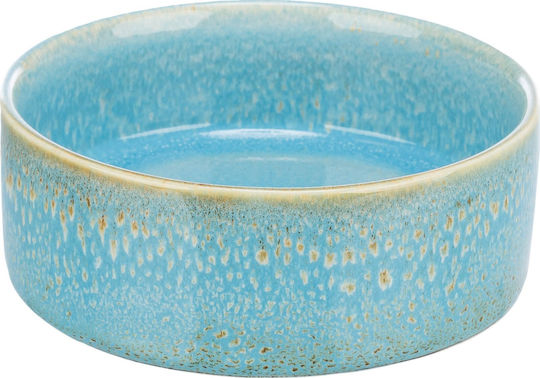 Trixie Ceramic Ceramică Bol Mâncare & Apă pentru Câine & Pisică 400ml 13cm în Culoare Albastru