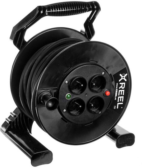 PCElectric Extension Cable Cord 3 x 2.5mm²/25m Black