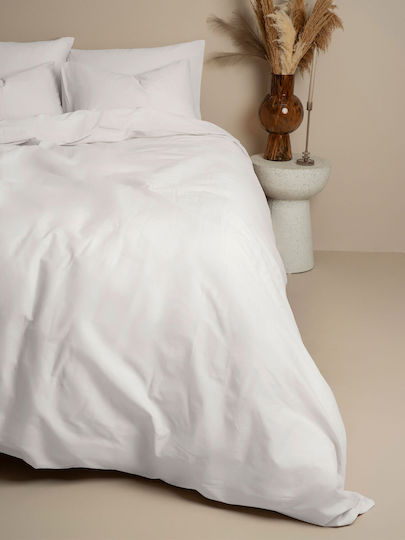 Sunshine Duvet Cover Cotton Double 200x250 Feelings 100 White