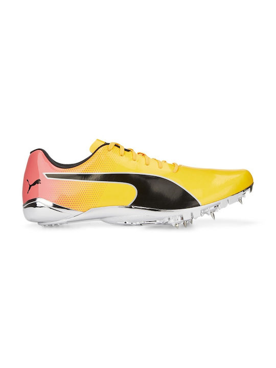 Puma Evospeed Electric 13 Sport Shoes Spikes Yellow