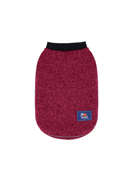 Glee Sweatshirt Hund in Rot Farbe 33x33εκx33εκcm.