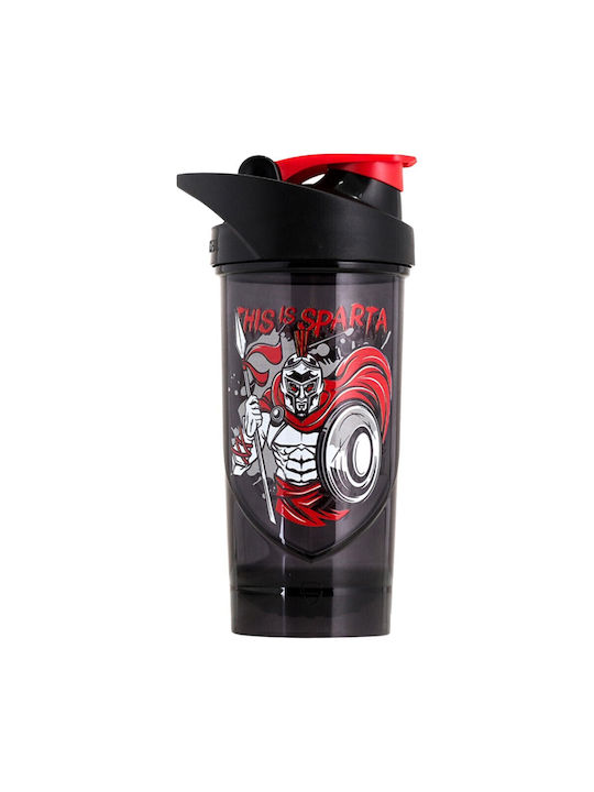 Shieldmixer Hero Pro Shaker Πρωτεΐνης 700ml Πλαστικό Μαύρο