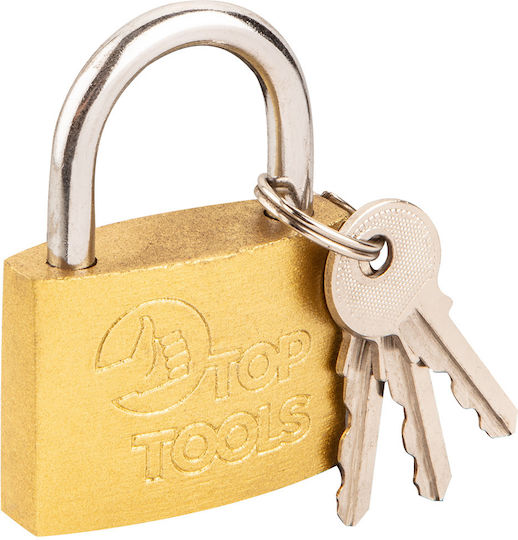 Top Tools Alamă Lăcăt Potcoavă cu cheie 50mm 1buc