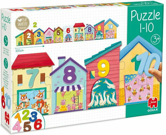 Kinderpuzzle Zahlen 1-10 30pcs Goula