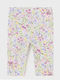 Mayoral Kids Long Legging Floral Pink