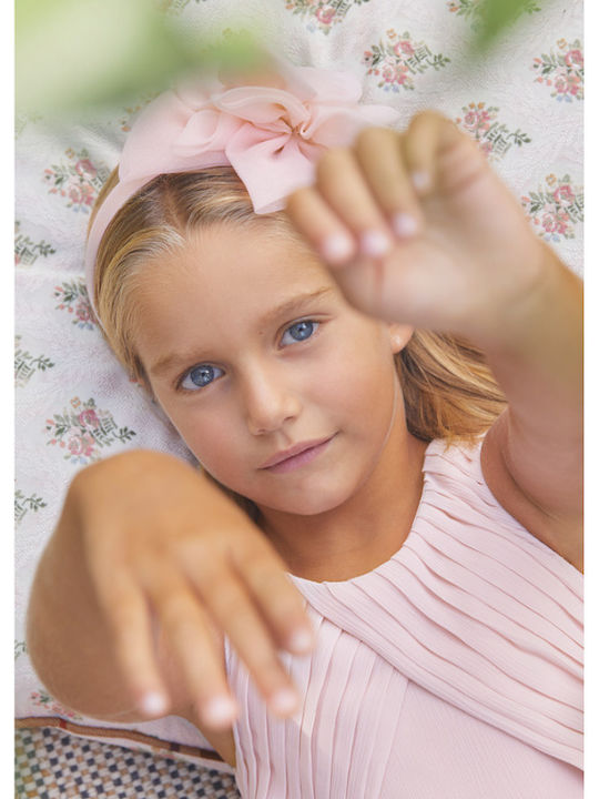 Abel & Lula Pink Kids Headband with Flower