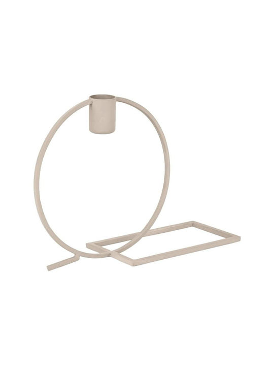 Eglo Candle Holder Metal in Beige Color 22.5x7.5x15cm 1pcs