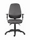 Office Chair with Fixed Arms Grey Powerton