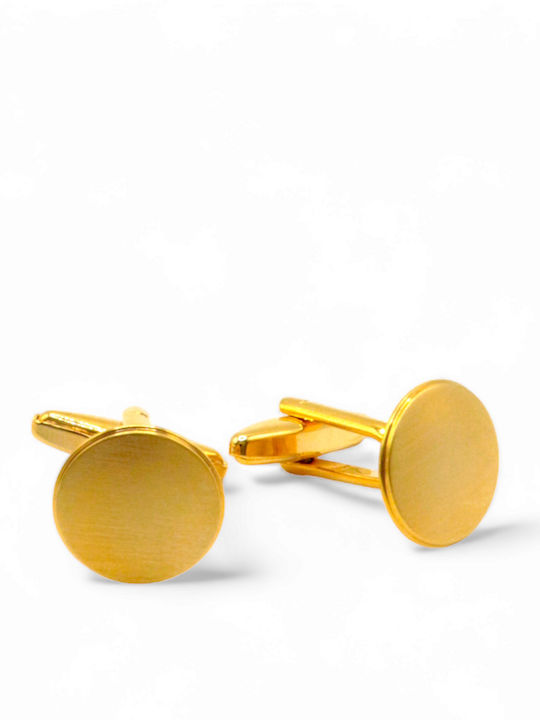 Cufflinks of Steel Gold