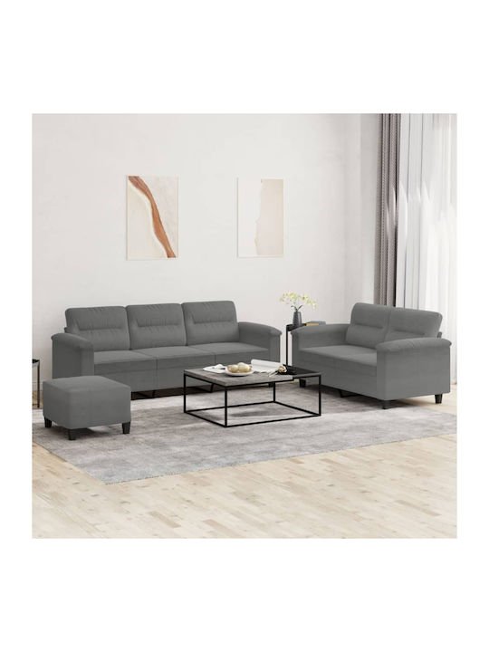 Σετ Σαλονιού 3-Sitzer & 2-Sitzer & Hocker