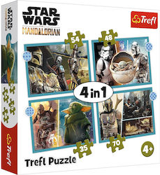 Kinderpuzzle 4in1 Mandalorian Star Wars Trefl