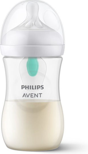 Philips Plastic Baby Bottle Natural Response Anti-Colic with Silicone Teat for 1+ Months Transparent 260ml
