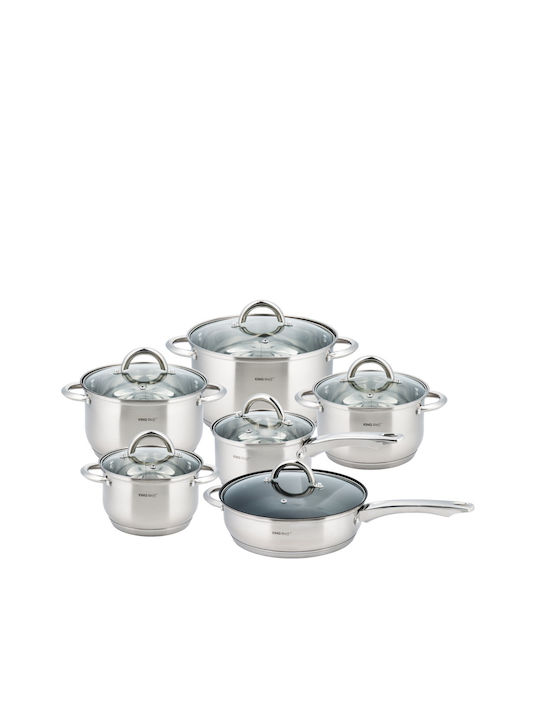 KING Hoff Cookware Set Made of Stainless Steel ...