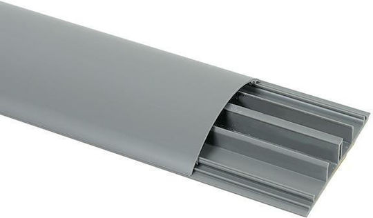 Eurolamp Cable Channel with Perforated Stand Floor made of Plastic Gray 2m
