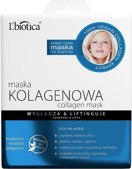 L'biotica Collagen Platinium Маска За Лице за Против стареене 1бр 23мл