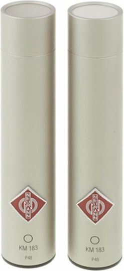 Neumann KM183 Stereo Set Seturi Condensator (Diafragmă Mică) Microfon XLR Montat pe amortizoare pentru Vocale