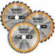 Dewalt Δίσκος Κοπής Ξύλου 250mm 3τμχ