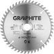 Graphite Cutting Disc Wood Hole Diameter 160mm with 48 Teeth 1pcs