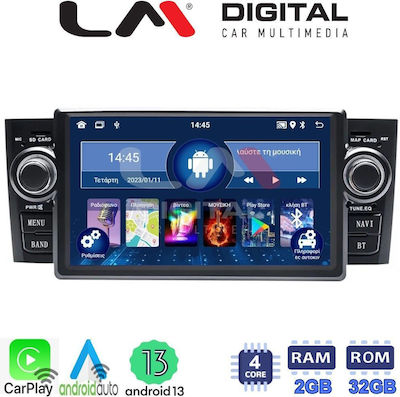 LM Digital Car Audio System for Fiat Punto 2005 > 2012 (Bluetooth/USB/WiFi/GPS/Apple-Carplay/Android-Auto)