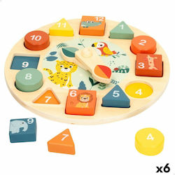 Woomax Zώα Educational Toy Telling Time Learning for 3+ Years Old