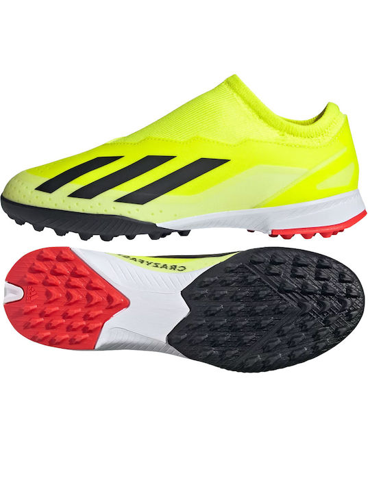 Adidas Papuci de fotbal pentru copii cu grătar Team Solar Yellow 2 / Core Black / Cloud White