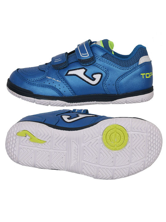 Joma Παιδικά Ποδοσφαιρικά Παπούτσια Top Flex Jr Σάλας Μπλε