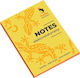 Panta Plast Note Pads in Cube Orange 7x9.8cm